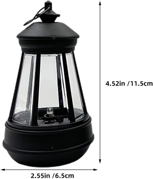 Solar Lantern Outdoor Lights Decorative Hanging Animal Lantern Dog Design Solar Powered Garden Decor Portable Night Light for Outdoor Use