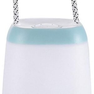 Night Light for Kids,  Rechargeable Nursery Lamp Portable Camping Lantern with 3 Light Modes for Camping,Emergency,Bedroom,Indoor and Outdoor(Cyan, 1 Pack)