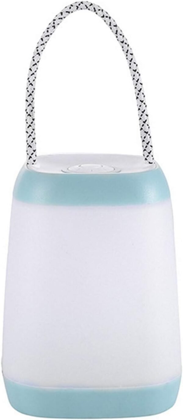 Night Light for Kids,  Rechargeable Nursery Lamp Portable Camping Lantern with 3 Light Modes for Camping,Emergency,Bedroom,Indoor and Outdoor(Cyan, 1 Pack)