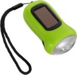 Solar Powered Flashlight Hand Crank Rechargeable  Emergency Flashlight -for Camping Hiking Outdoor Portable Lantern