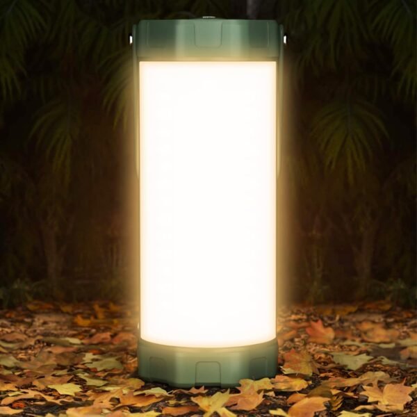 Survival Camping Lantern, 106LED with 5 Brightness, Up to 1200LM, 3 Modes & SOS, Rechargeable for 80hrs, IP68 Waterproof, Small & Light, Emergency Light for Blackout, Hurricane, Hiking