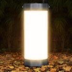 Survival Camping Lantern, 106 with 5 Brightness, Up to 1200LM, 3 Modes & SOS, Rechargeable for 80hrs, IP68 Waterproof, Small & Light, Emergency Light for Blackout, Hurricane, Hiking