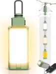Camping Lantern Rechargeable， Camping Lights Folding Lamp ，4 Light Modes Tent Light for Hurricane,Power Outages,Emergency,Home, Camping and More