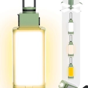 Camping Lantern Rechargeable， Camping Lights Folding Lamp ，4 Light Modes Tent Light for Hurricane,Power Outages,Emergency,Home, Camping and More
