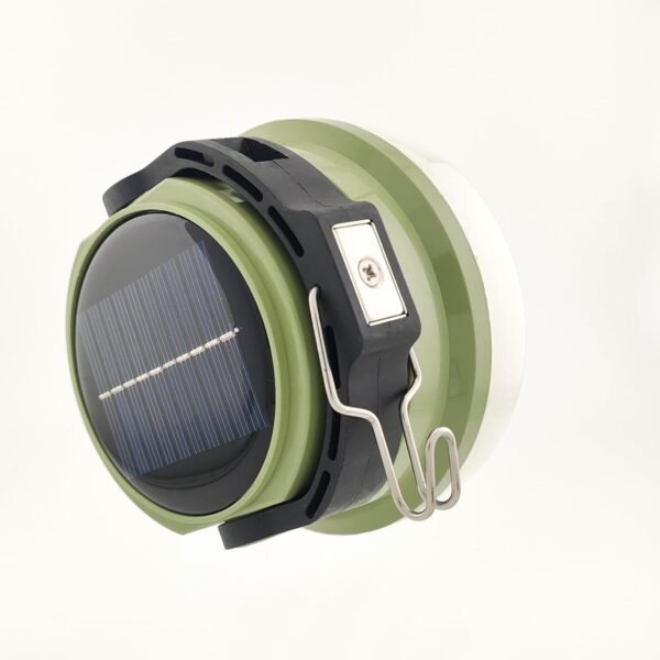 Solar-Powered  Camping Lantern Rechargeable, Portable Tent Light with Magnetic Handle - Ideal for Camping, Emergencies, Home, and Car Use