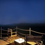 Outdoor Table Lamp 3 Level Brightness  Lantern Lamp IP44 Waterproof Portable  Rechargeable Solar Table Touch Lights Cordless Lighting for Garden Home Camping, Aluminum, Black