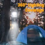 Collapsible Portable  Camping Lantern  Lightweight Waterproof Solar  Rechargeable  Flashlight Survival Kits for Indoor Outdoor Home Emergency Light Power Outages Hiking Hurricane 4-Pack