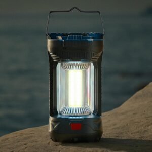 Camping Lantern Rechargeable, 1000LM 4000mAh Rechargeable Lanterns 4 Light Modes  Lantern for Camping, Hiking, Power Outages, Emergencies (1 Pack-Black)