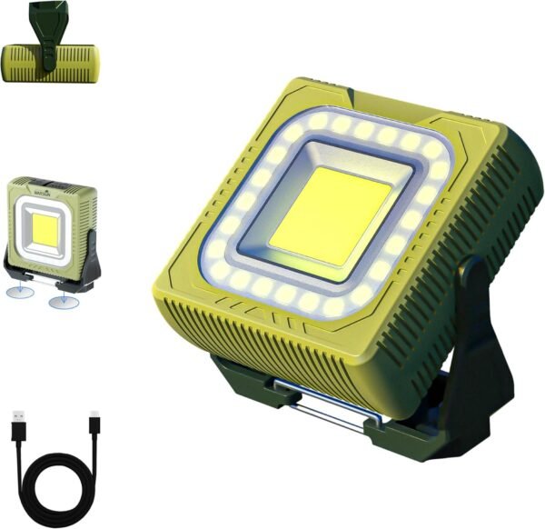 Camping Lantern Solar Powered, Lightweight  Camping Lantern, Long-Lasting, Mutiple Lightings, Rechargeable Type-C, Magnetic, Hanging, Outdoor, Hiking, Camping